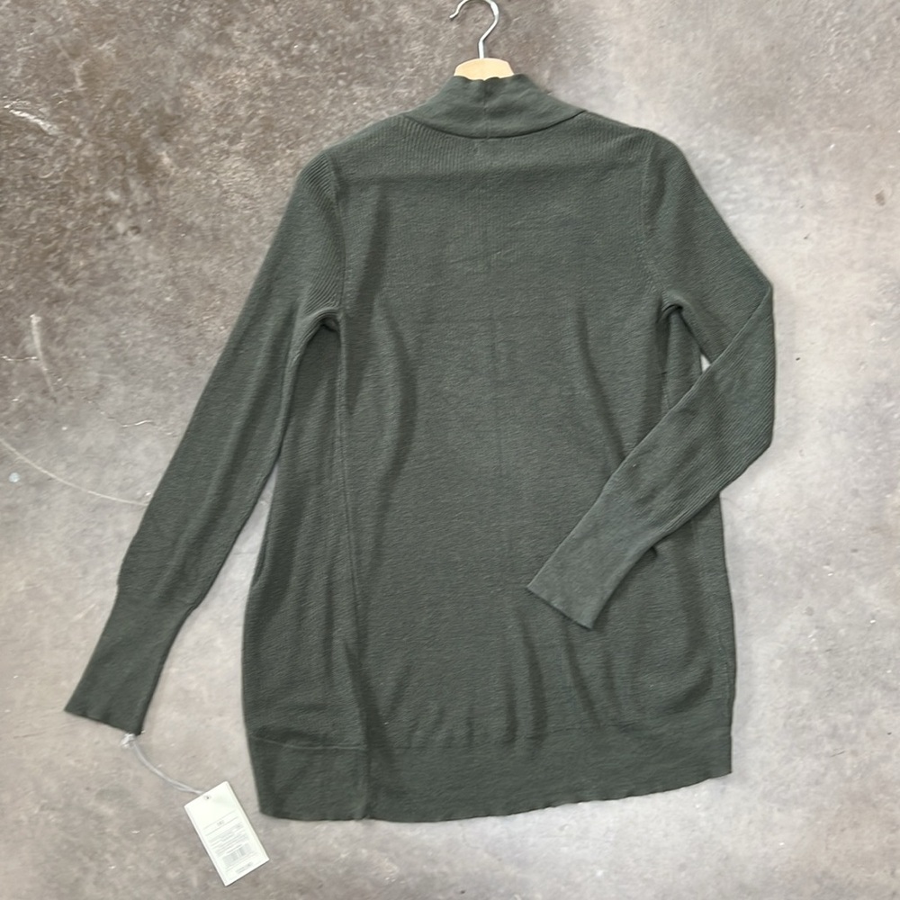 A new day x Target Olive green open front Cardigan Sz. Medium New with tags - Picture 6 of 6